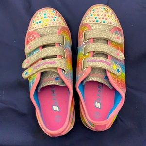 Skechers S Sport Sparkle Flashing Lights Sneakers